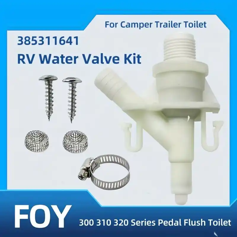 Rv Toilet Water Valve Kit For 300 310 320 Series