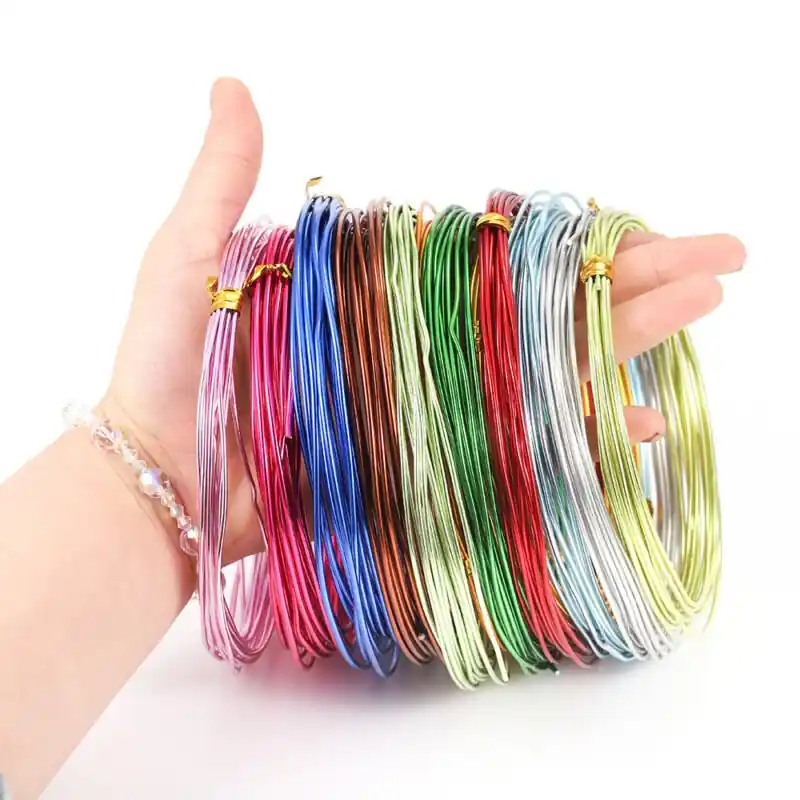 3937inch Soft Anodized Aluminum Craft Wire Diy Jewelry Making