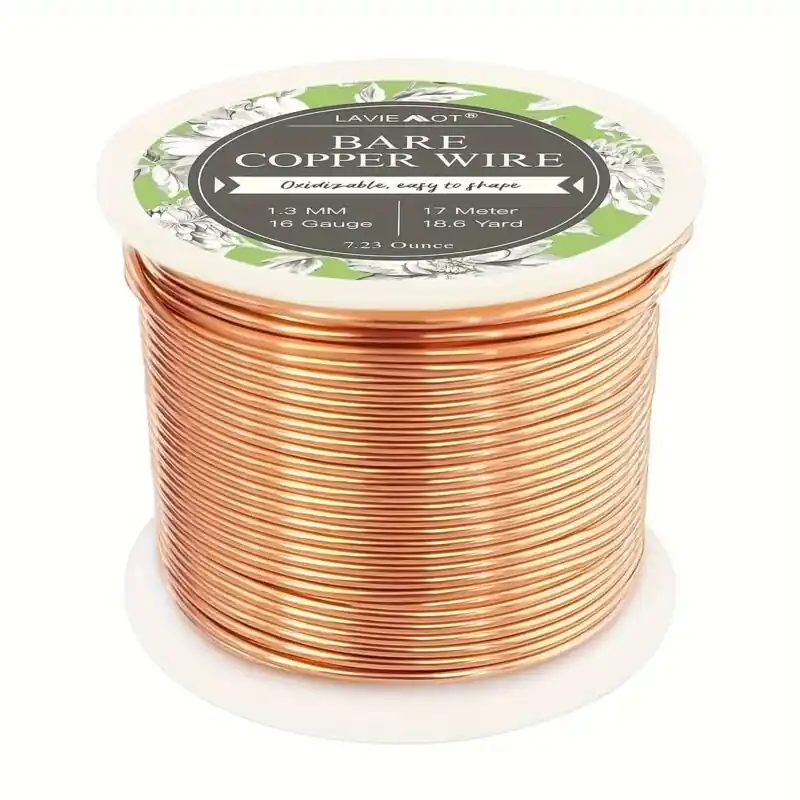 Bare Copper Wire Roll For Jewelry Beading Crafts And Decor
