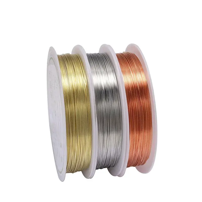 Assorted Copper Wire Set Durable Flexible For Diy Jewelry Crafts
