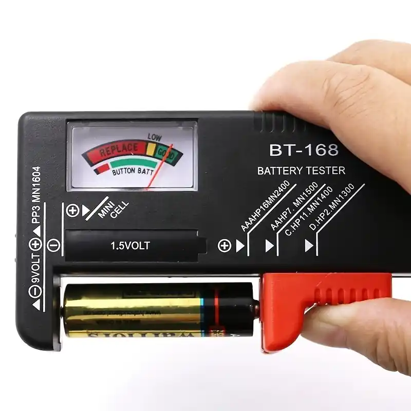 Portable Multisize Battery Tester Accurate Voltage Checker For Aaaaacd9v