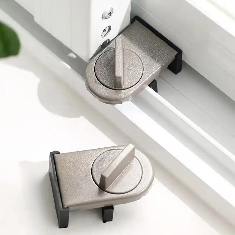 Heavyduty Childsafe Aluminum Sliding Locks 2pack Secure Antitheft Protection