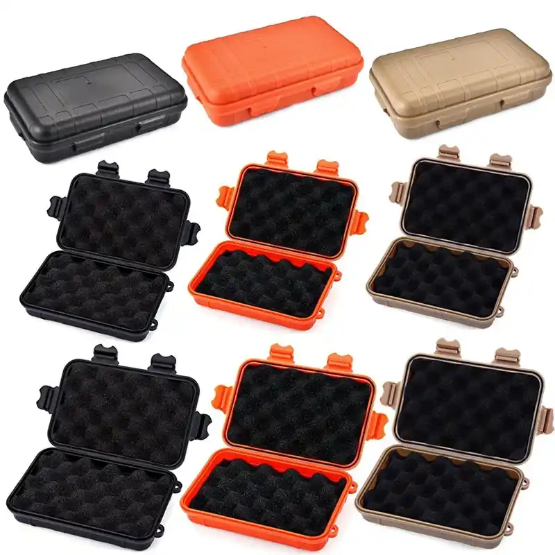 Waterproof Outdoor Survival Box Secure Plastic Container For Essentials