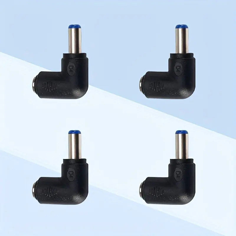 4pcs 90 Degree 55x21mm Dc Power Connector Adapter For Laptop
