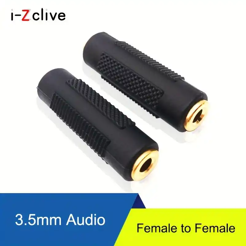 35mm Femaletofemale Audio Adapter Stereo Extension Cable Connector