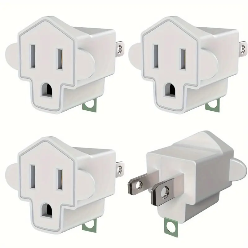 Etl Certified 3prong To 2prong Grounded Outlet Adapter 24 Pack