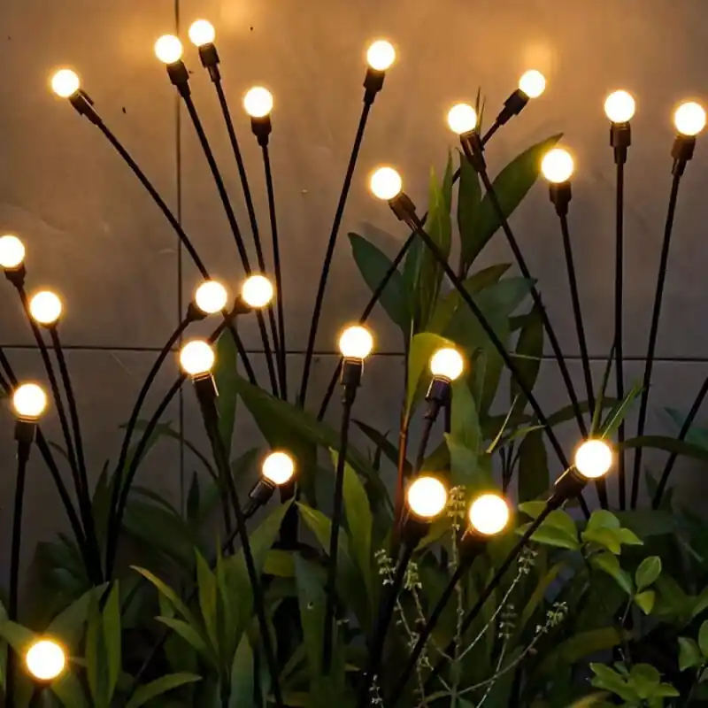 Solar Led Firefly Lawn Lamp Garden Decoration Ramadan Festival Light