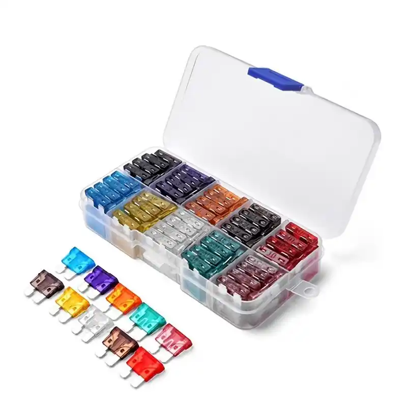 50100pcs Automotive Car Bladetype Fuses Assortment Kit Multiple Amperages
