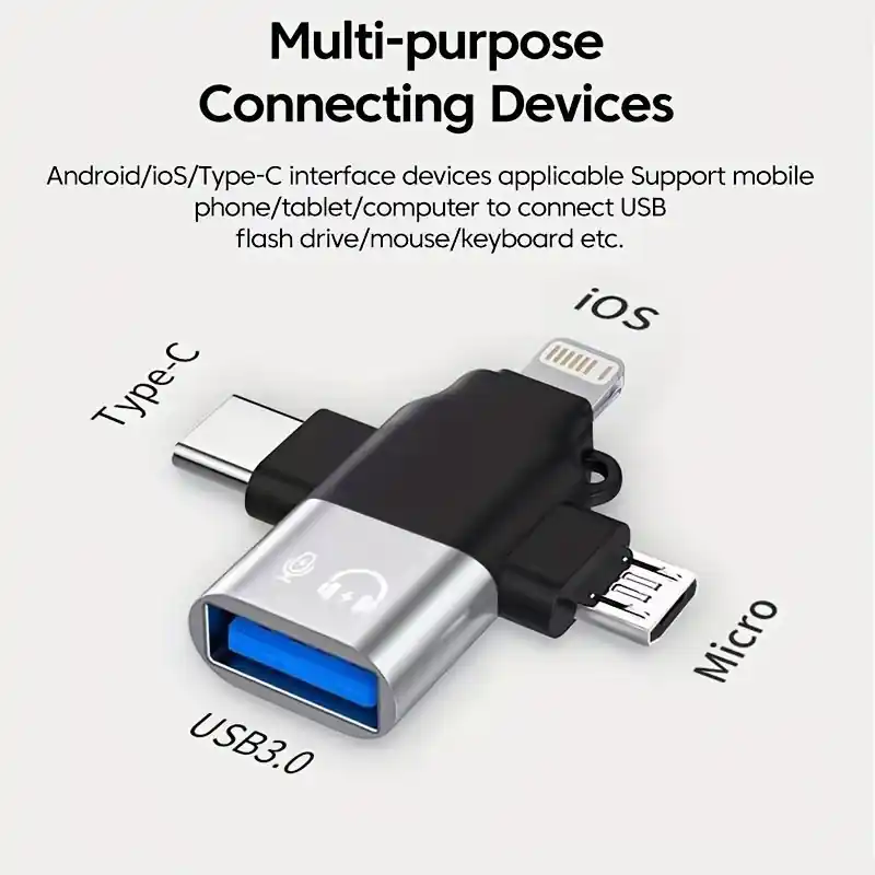3in1 Otg Usb 30 Adapter Fast Data Transmission Converter