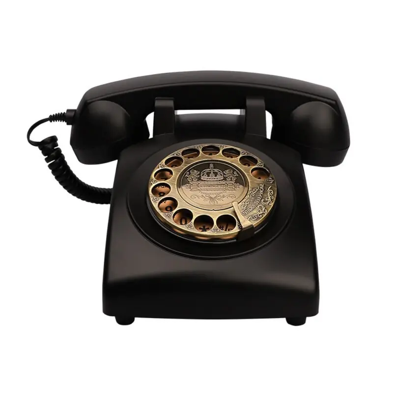 Vintage 1930s Rotary Dial Antique Corded Landline Telephone Home Office Decor