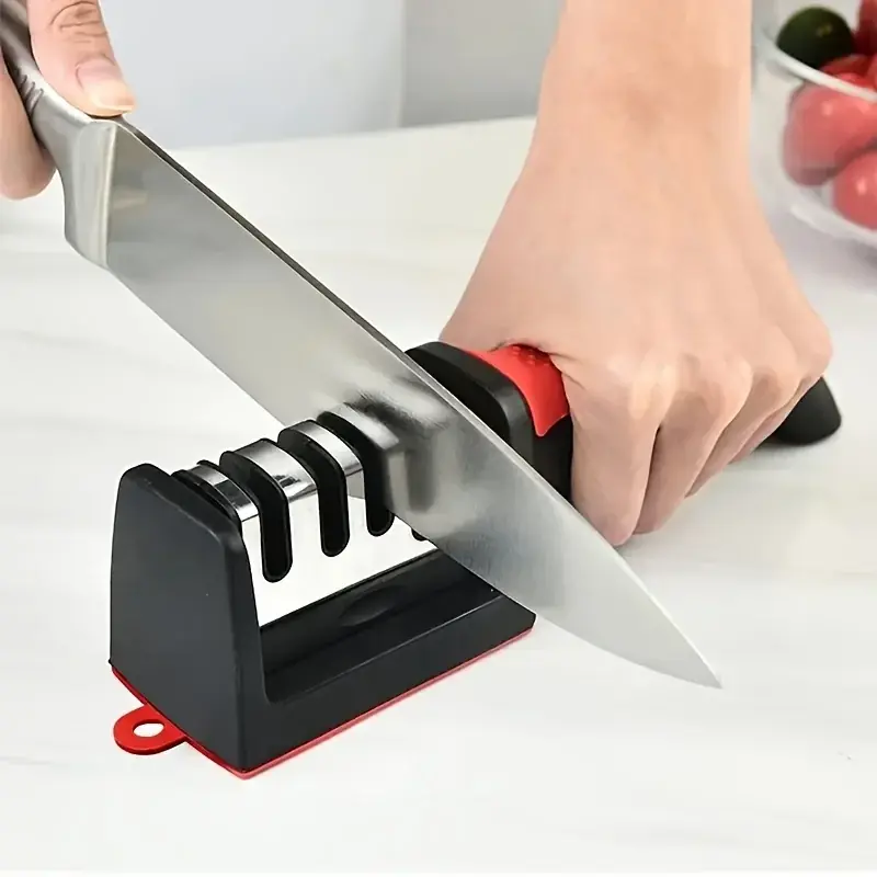 4stage Professional Tungsten Diamond Ceramic Kitchen Sharpener Tool
