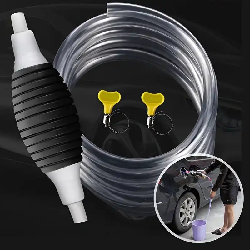 Portable Manual Fuel Transfer Pump Multipurpose Siphon For Gas Oil Water