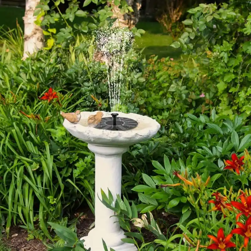 Ecofriendly Solar Water Fountain Pump With 7 Nozzles For Garden Pools