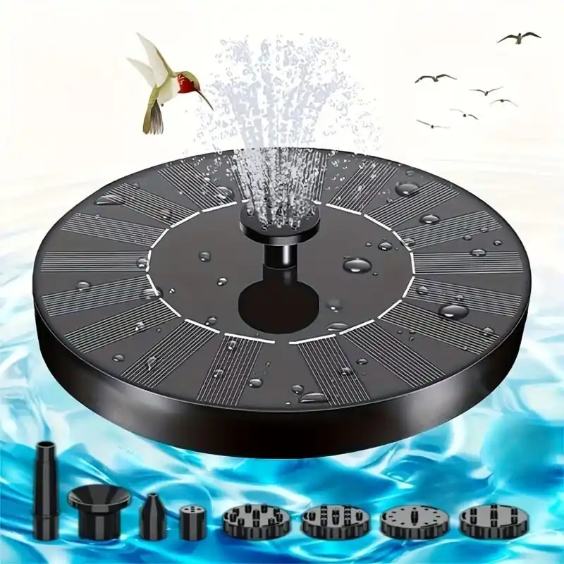 Solarpowered Floating Fountain Pump For Gardens Ponds Pools Bird Baths