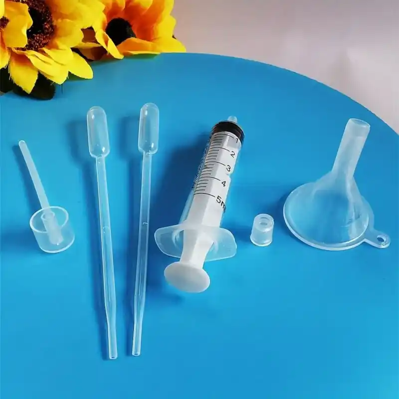 Essential Perfume Cosmetic Refill Tool Kit Funnel Pipette Syringe