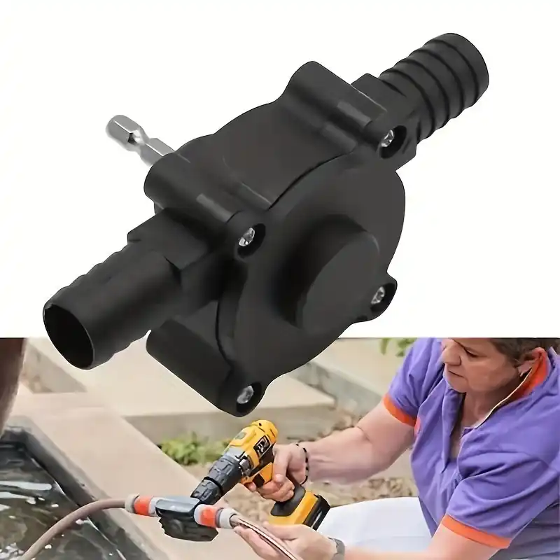 Portable Electric Drill Pump Selfpriming Water Transfer For 34 Hose