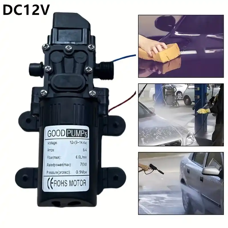 Highpressure 130psi Selfpriming Water Pump 6lmin Dc 12v