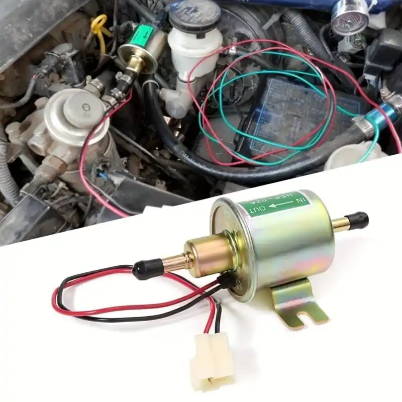 Universal 12v Electric Fuel Pump Efficient Durable Easy Install For Vehicles