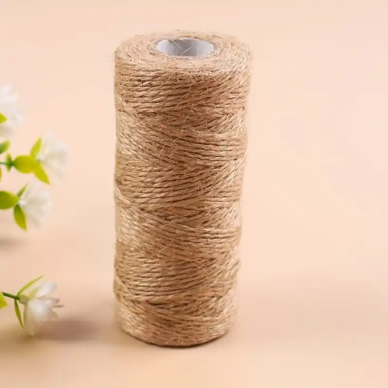 100m Natural Jute Twine For Gardening Crafts Weddings Plant Wrapping