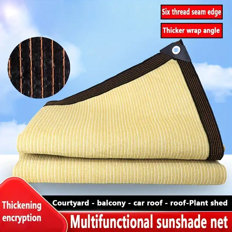 Breathable Rectangular Sunshade Net For Backyard Pool Lawn 9095 Shading