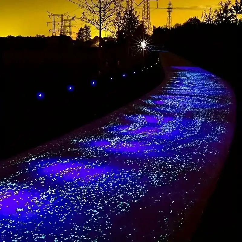 4000pcs Luminous Resin Stones Glow In The Dark Rocks For Halloween Decor