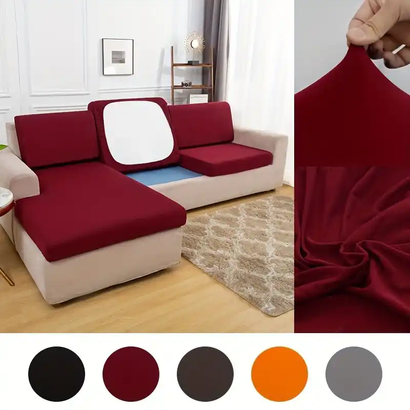 Stretchable Scratchresistant Removable Couch Cushion Cover For Living Room Sofa