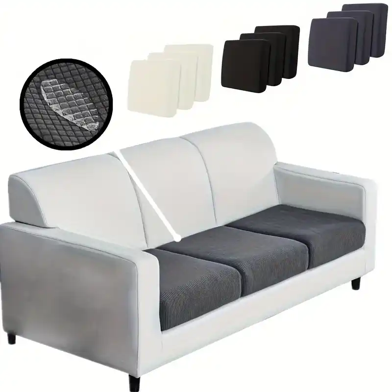 Stretchable Waterproof Sofa Covers Slipresistant Soft Fabric 23pcs Set