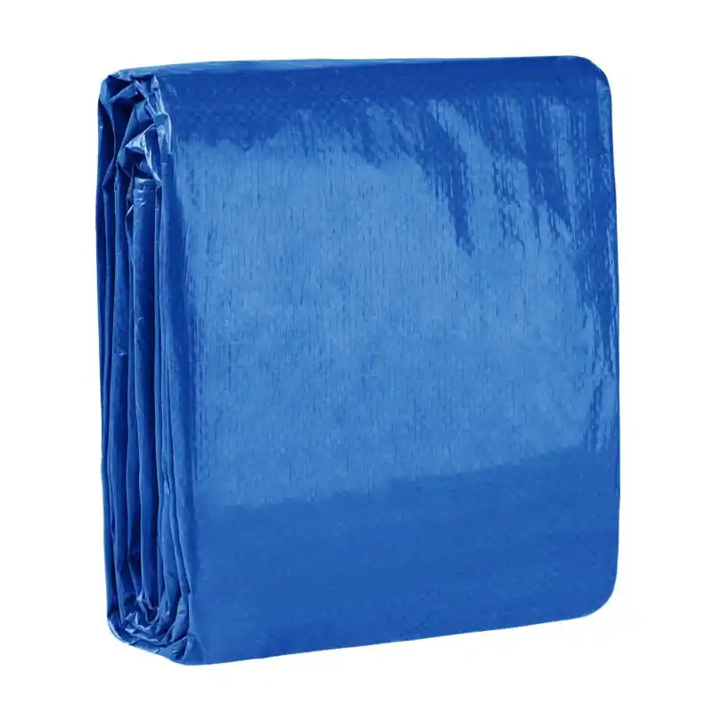 Waterproof Blue Decorative Fabric Table Cover Washable Cloth 1pc