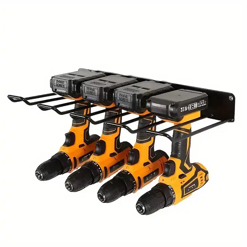 Heavy Duty Wallmounted Power Tool Organizer Metal Storage Rack