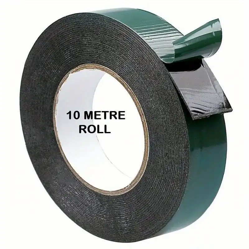Ultrastrong Waterproof Doublesided Foam Tape Black 12mm 20mm