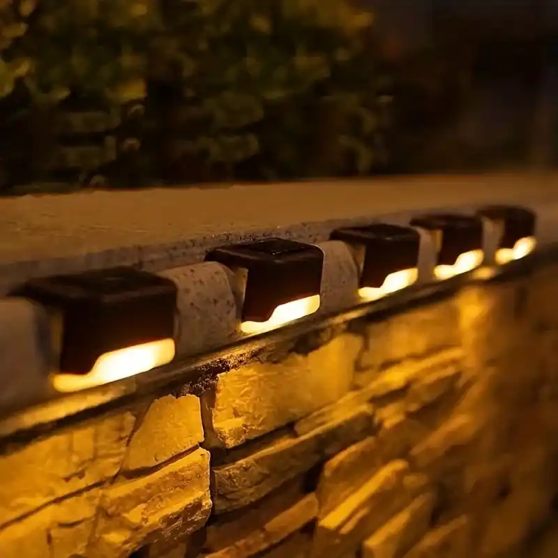 Solar Deck Stair Lights Waterproof Outdoor Led For Garden Patio