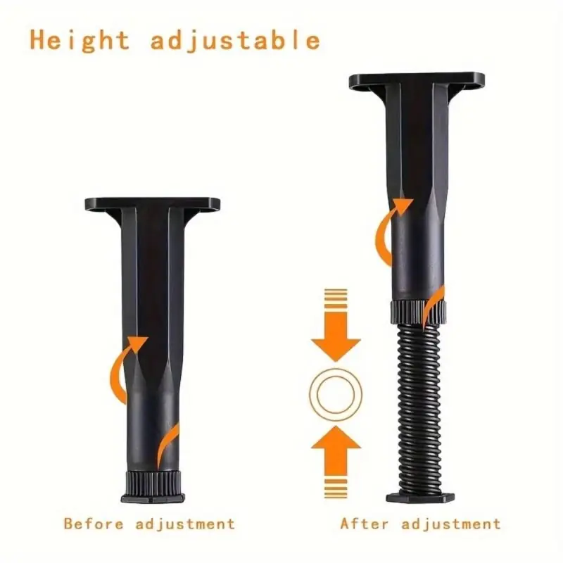 Adjustable Bed Support Legs Modern Easyinstall Height Adjustable No Electricity
