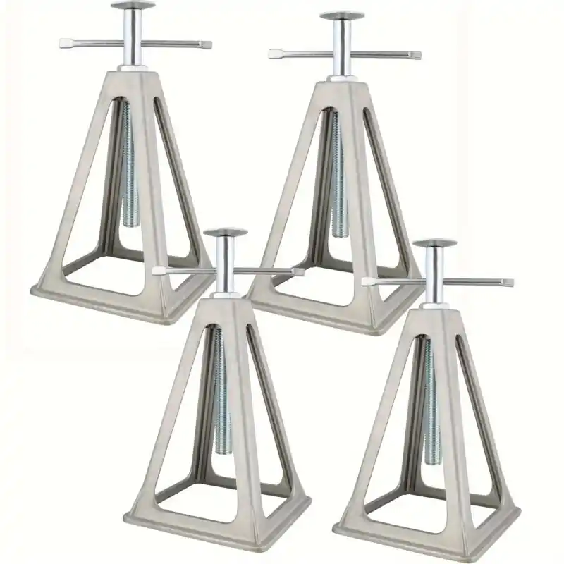 Adjustable Rv Aluminum Stabilizer Jacks 6000 Lbs With Cushioned Supports