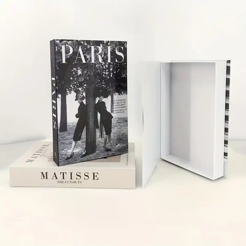 Luxury Faux Books Decor Elegant Nordic Coffee Table Home Accessories