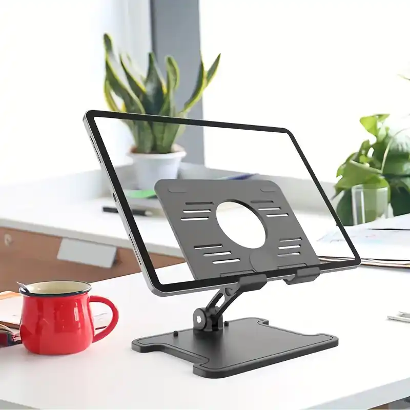 Foldable Universal Phone Tablet Stand Secure Compact Adjustable Bracket