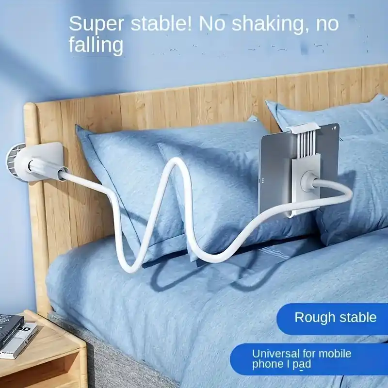 Adjustable Tablet Holder Folding Multifunctional Bedside Clip For Desk Bed