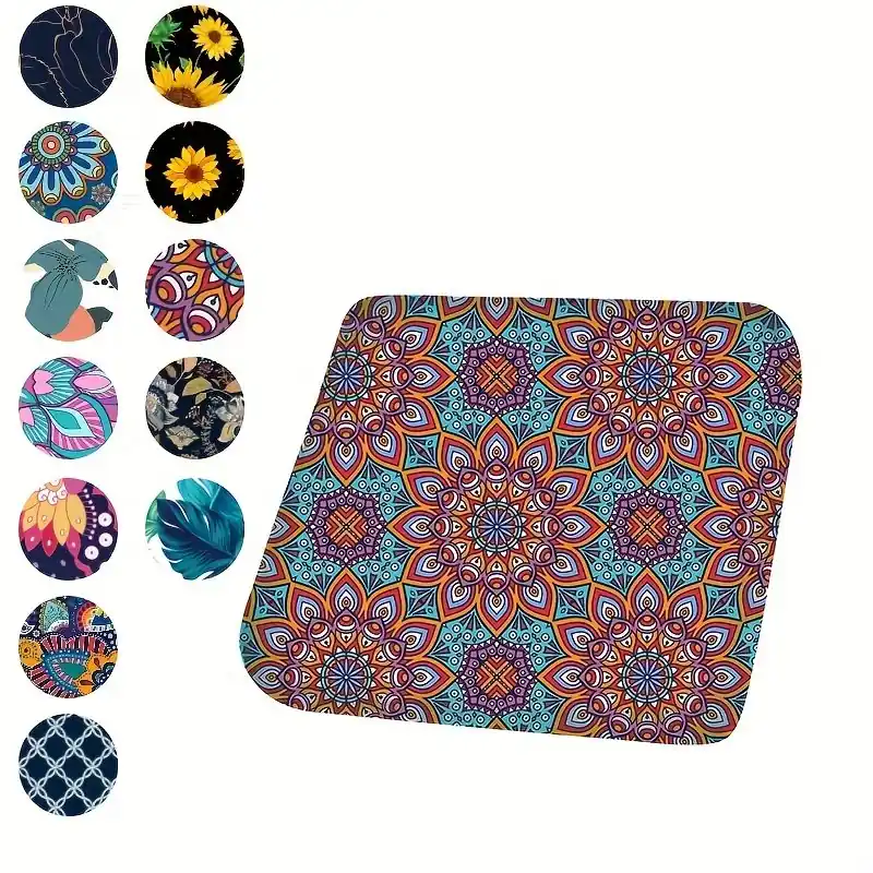 Stretch Printed Chair Cushion Covers Elastic Slipcovers For Pets Decor