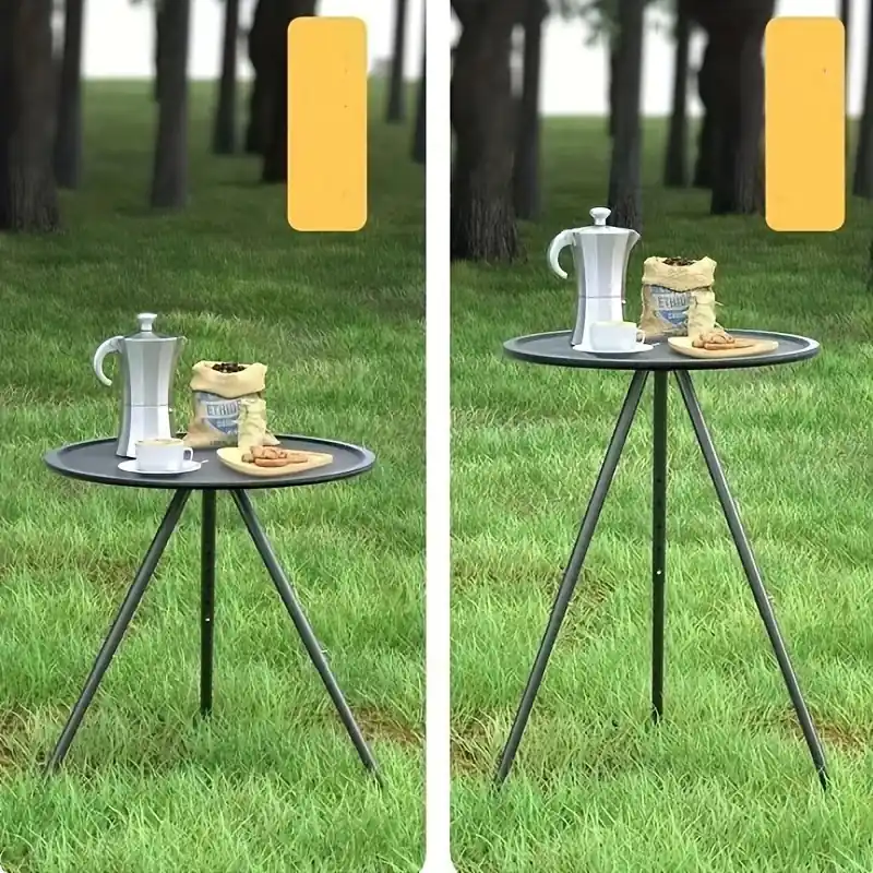 Ultralight Adjustable Camping Table Portable Retractable Legs Indooroutdoor Versatility