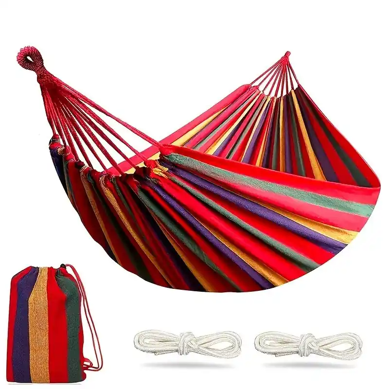 Heavyduty Outdoor Camping Hammock With Tree Straps 450lbs Capacity