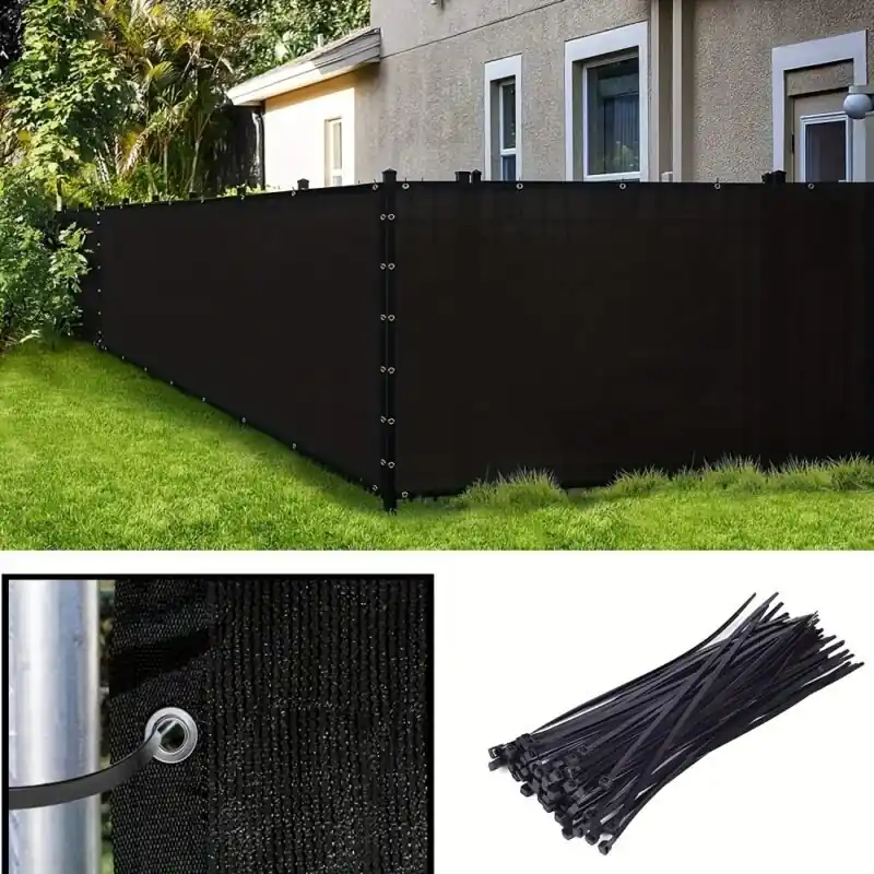 6x15ft Durable Outdoor Privacy Mesh Screen Easytoinstall Shade Netting