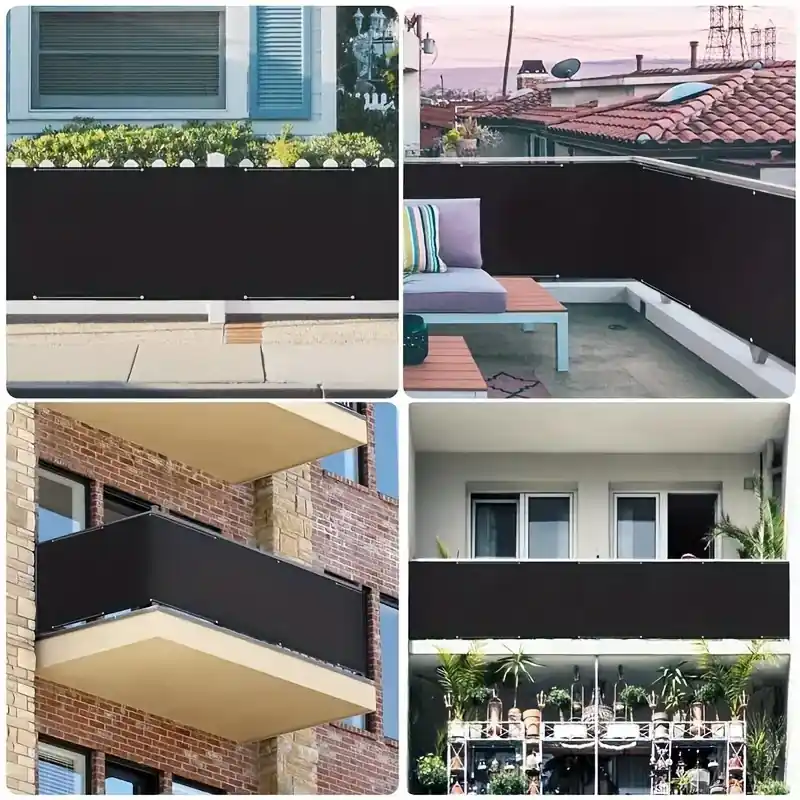 Uv Resistant Waterproof Outdoor Privacy Screen Balcony Patio Garden Shade
