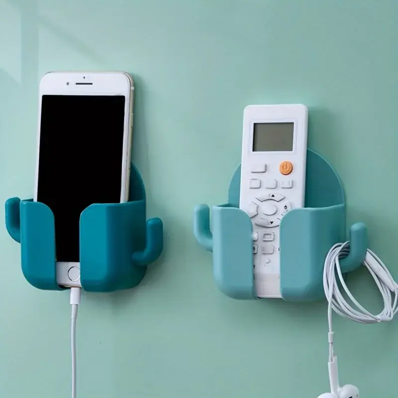 Punchfree Phone Holder Wall Mount Remote Organizer Charging Station