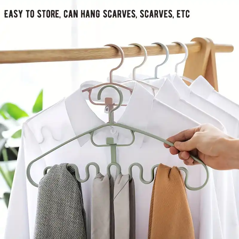 Spacesaving Multifunctional Wave Hanger For Tank Tops And Bras