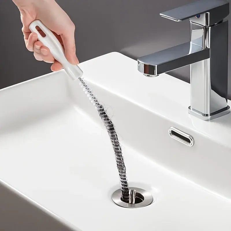 Flexible Drain Cleaning Brush Hair Catcher Tool For Sink Sewer