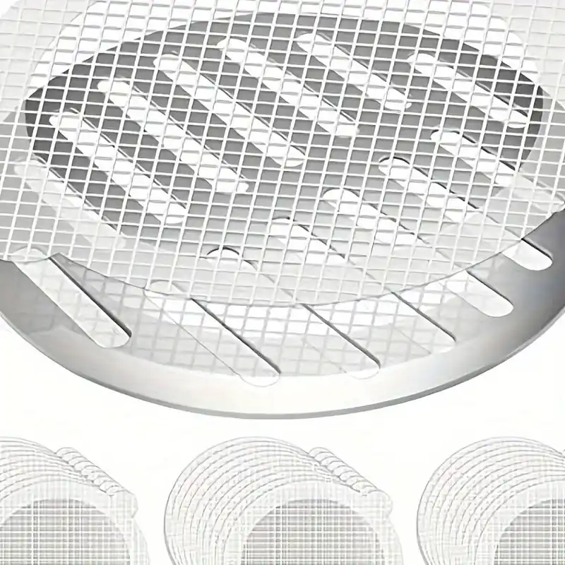 Disposable Hair Catcher Sheets 10pcs Mesh Drain Strainers For Bathtub Shower