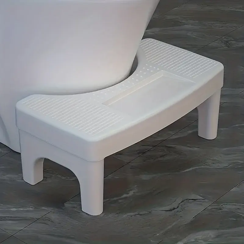 Ergonomic Nonslip Bathroom Squat Toilet Stool Portable Poop Step Solution