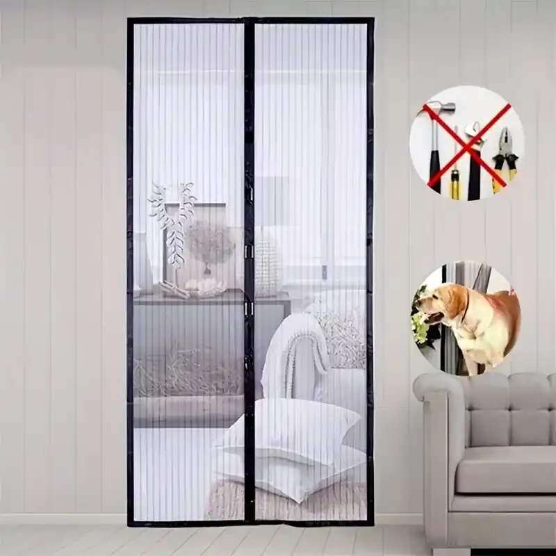 Adjustable Magnetic Mosquito Net 4 Sizes Insectproof Door Curtain Mesh