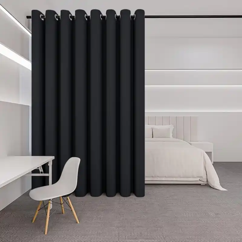 Blackout Privacy Curtain Living Room Bedroom Patio Partition Decor