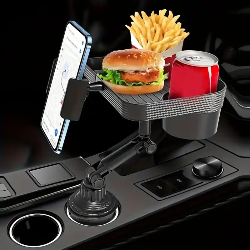 Multifunctional Car Tray Food Coffee Phone Holder Travel Organizer