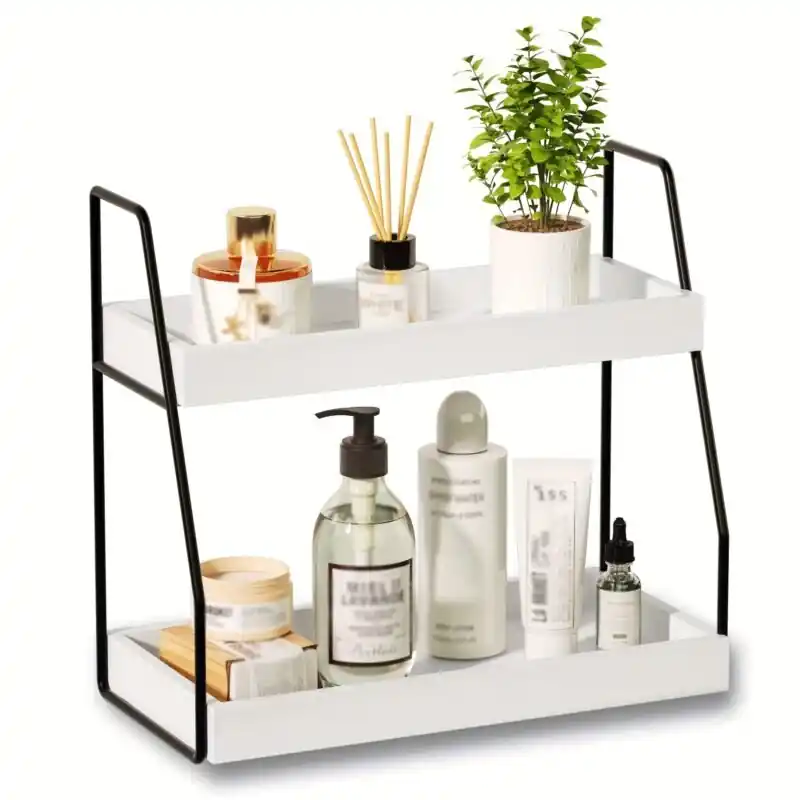 2tier Bathroom Counter Organizer Aesthetic Vanity Kitchen Home Decor